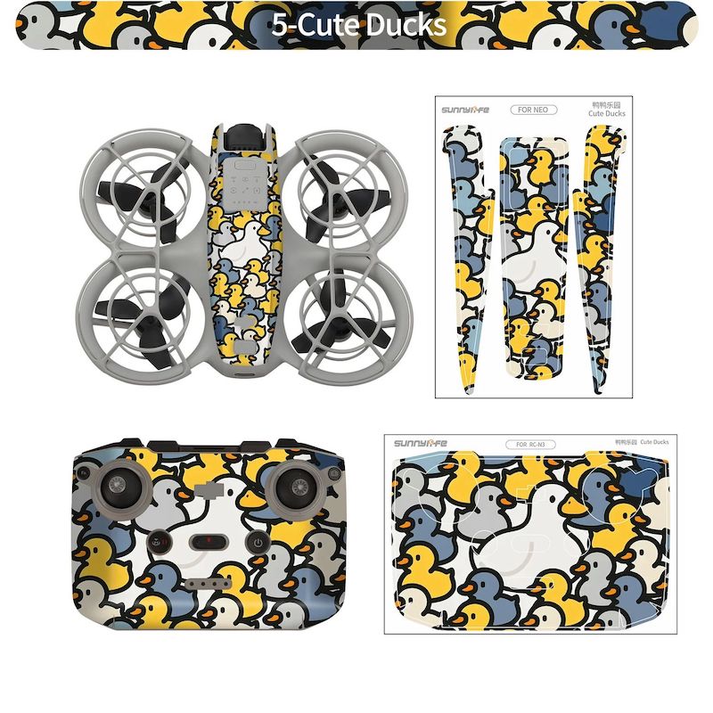 autocollants stickers decoratifs protecteurs drone dji neo 7