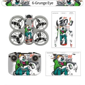 autocollants stickers decoratifs protecteurs drone dji neo 8