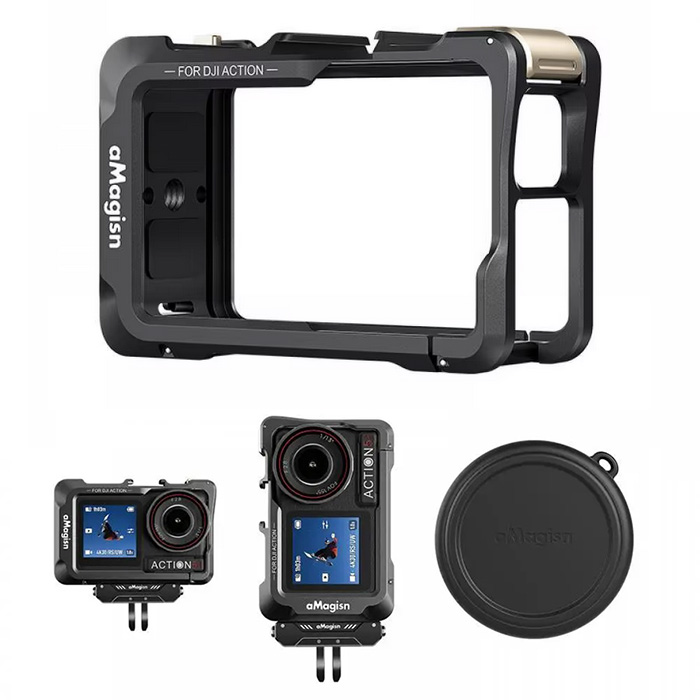 Telaio protettivo in lega di alluminio per DJI Osmo Action 3 / 4 / 5 Pro