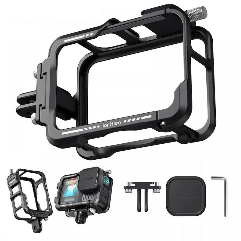 FitStill 80 M/263FT Waterdichte Aluminium Case Voor Go Pro Hero13/Hero12/Hero11/Hero10/Hero9 Zwart, voor Go Pro Hero 13/12/11/10/9 Zwart Actie Camera Accessoires