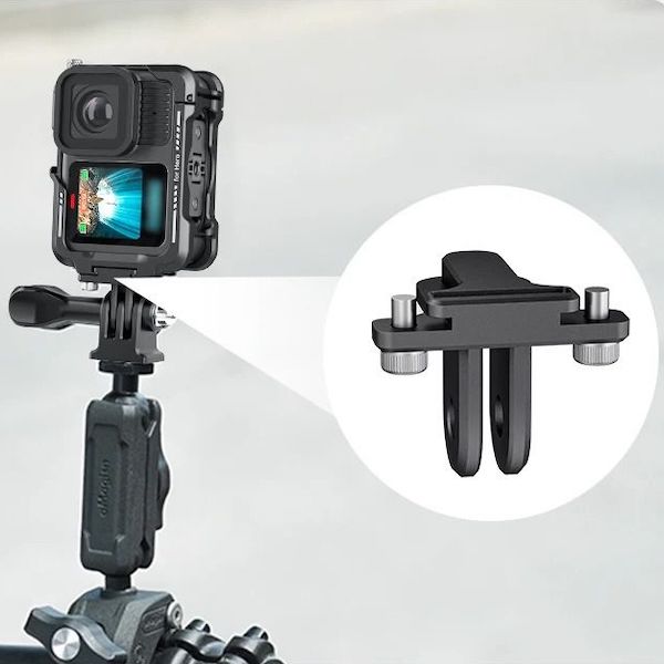 FitStill 60M/196FT Boîtier étanche pour Go Pro Hero 13/Hero 12/Hero 11/Hero 10/Hero 9 Black