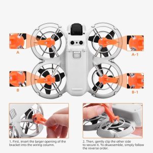 Extensiones de pie de tren de aterrizaje para drones DJI Neo 4