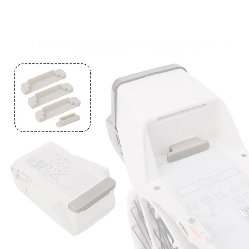 4 tappi antipolvere per le porte della batteria del DJI Flip 1