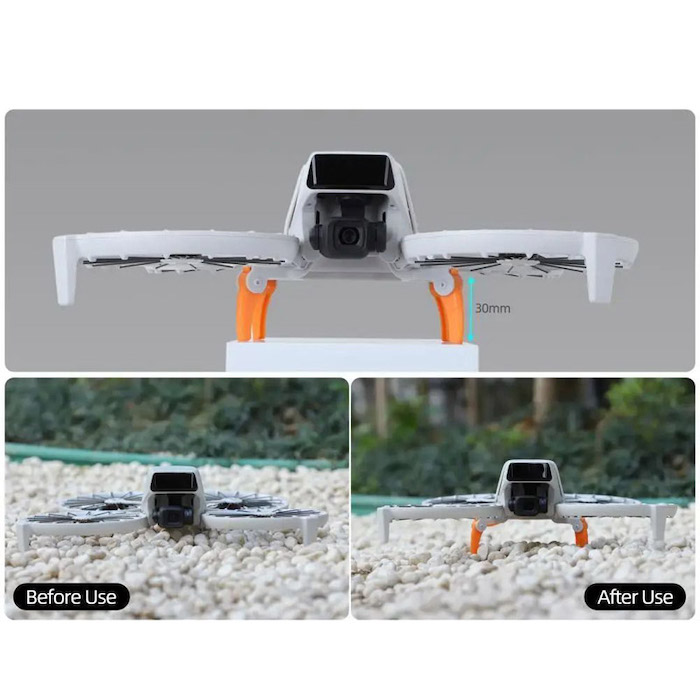 Dji 4 Pro LICHIFIT Carrello Di Atterraggio Per Drone, Leggero