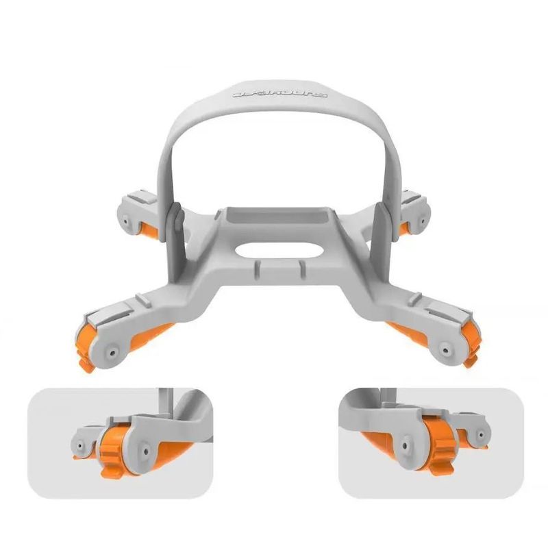LICHIFIT Telaio pieghevole con luci LED lampeggianti per drone DJI Mini 4 Pro, gambe allungate illuminabili, indicatore di direzione, supporto di sollevamento, kickstand
