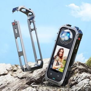 Alternative view of Protective Metal Frame with Accessory Bracket for Insta360 X5