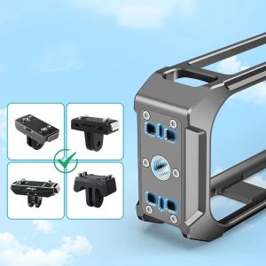 Metall-Schutzrahmen mit Halterung Zubehör für Insta360 X5 – Bild 3