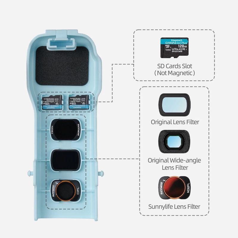 Capot Protecteur avec Compartiment Filtres – DJI Osmo Pocket 3 – Image 4