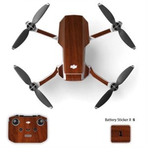 adesivo dji mini 2 2se 4k Bois Mahogany Royal