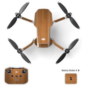 adesivo dji mini 2 2se 4k Bois Bambou Nature