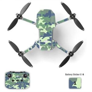 adesivo dji mini 2 2se 4k Giungla mimetica