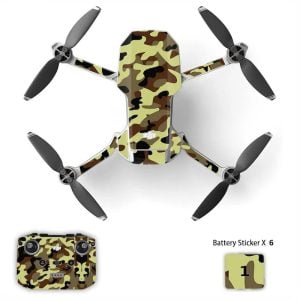 adesivo dji mini 2 2se 4k Camouflage Savane