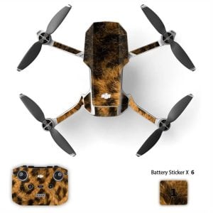 adesivo dji mini 2 2se 4k Leopard Sauvage