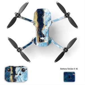 adesivo dji mini 2 2se 4k Onyx Blue
