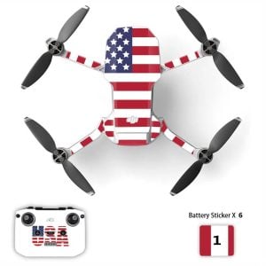 adesivo dji mini 2 2se 4k Stars & Stripes