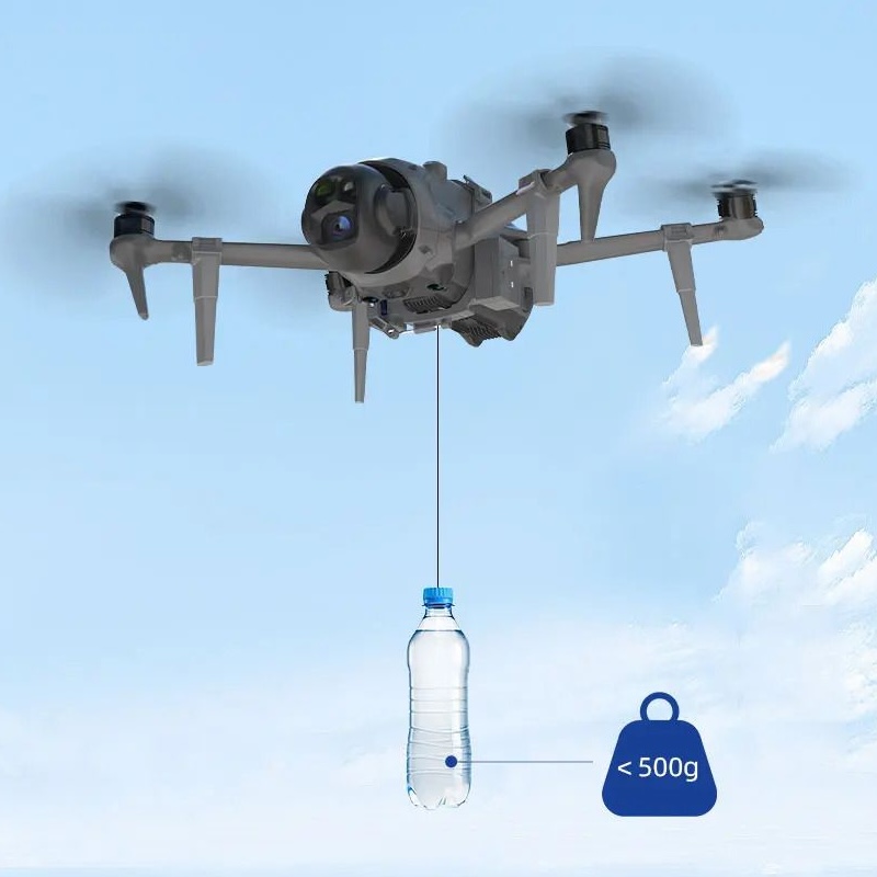 Système De Largage Pour Drone DJI Mavic Mini 4 Pro - Charge Max 100g - Batterie Intégrée 300mAh - Livraison D'objets Légers (cadeaux, Appâts)