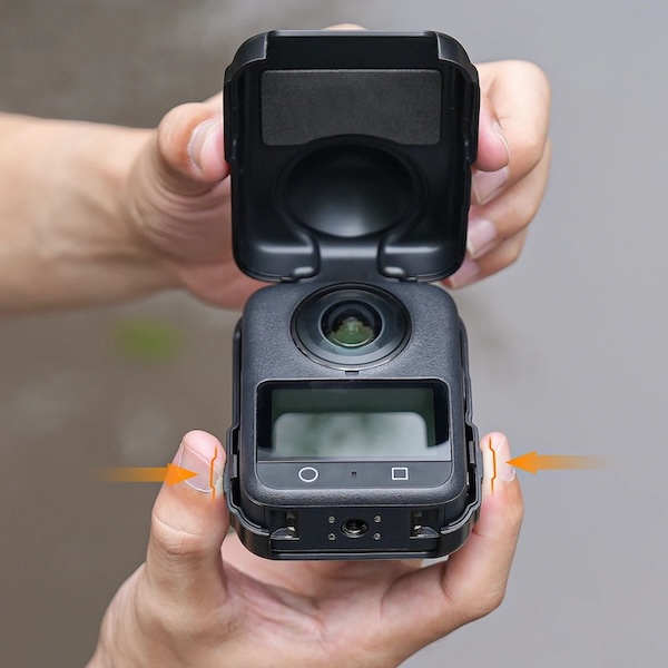 custodia protettiva semiaperta dji osmo 360 3