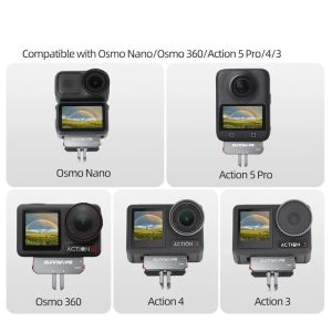 adattatore magnetico sunnylife dji osmo nano osmo 360 action 3 4 5 pro 5