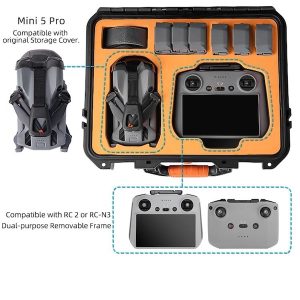 valise etanche grande capacite sunnylife dji mini 5 pro rc2 rcn3 4