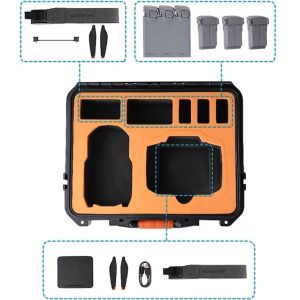valise etanche grande capacite sunnylife dji mini 5 pro rc2 rcn3 5