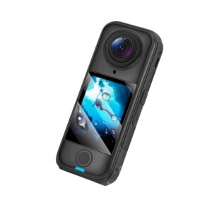 2 Folien aus gehärtetem Glas Bildschirm insta360 x4 air 2