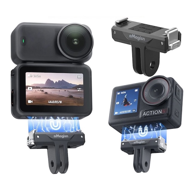 adattatore magnetico universale dji osmo nano 360 action 5 pro 4 3 1