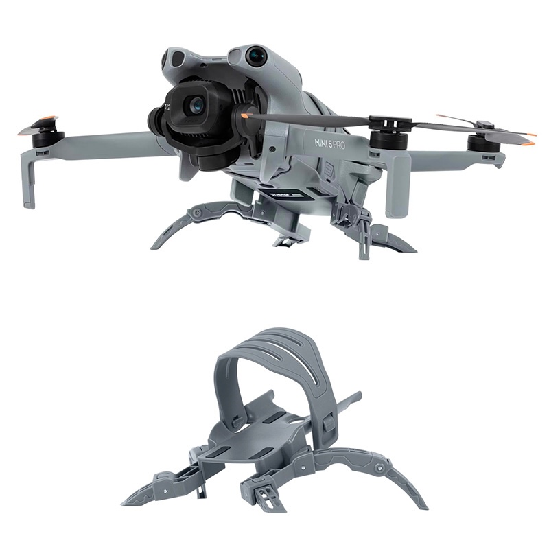 rehausseur train atterrissage pliable spider 20mm dji mini 5 pro 1