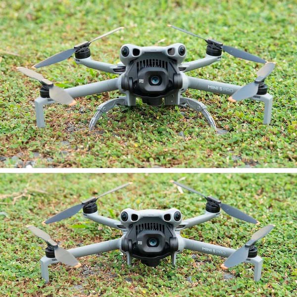 rehausseur train atterrissage pliable spider 20mm dji mini 5 pro 3