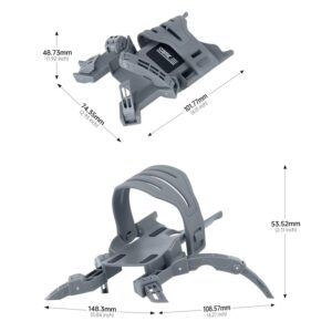 rehausseur train atterrissage pliable spider 20mm dji mini 5 pro 6