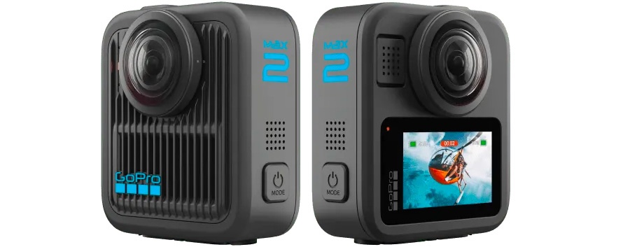 prueba de diseño de la gopro max 2