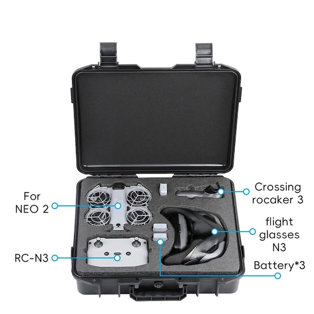 high protection case dji neo 2 goggles n3 motion fly more 2