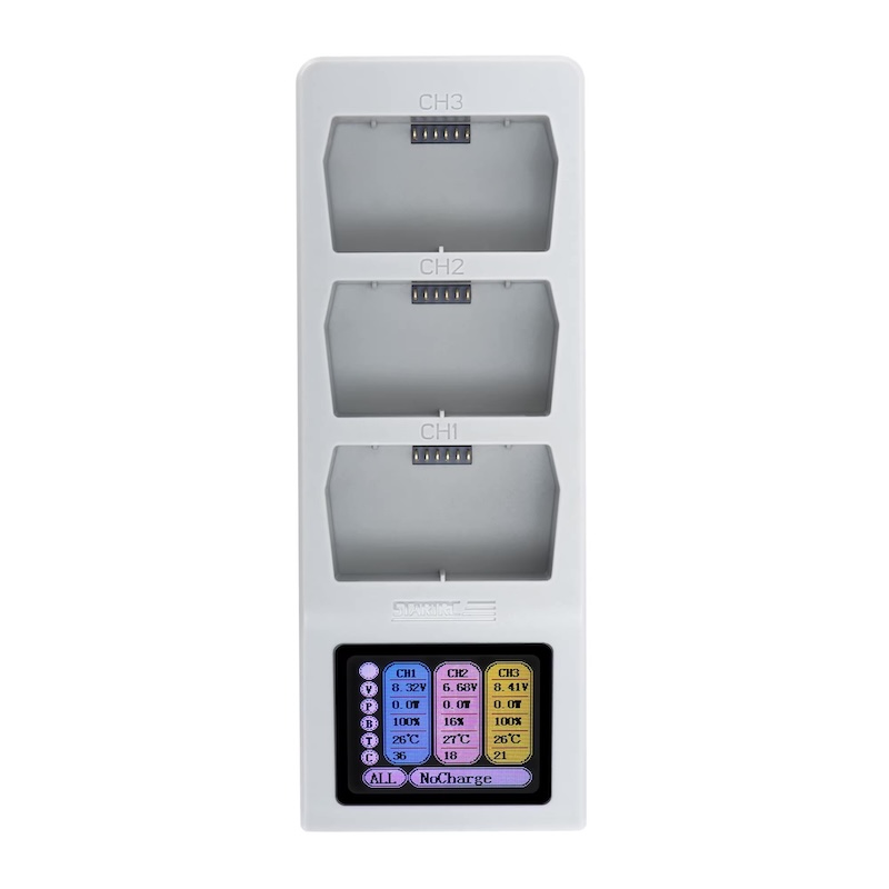 triple led screen charging station dji mini 5 pro 3 batteries