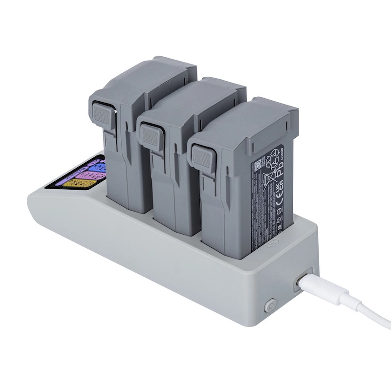 triple led screen charging station dji mini 5 pro 4 batteries