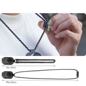 soporte magnético para el cuello pov dji osmo nano dji mic insta360 go3 3s micair 3