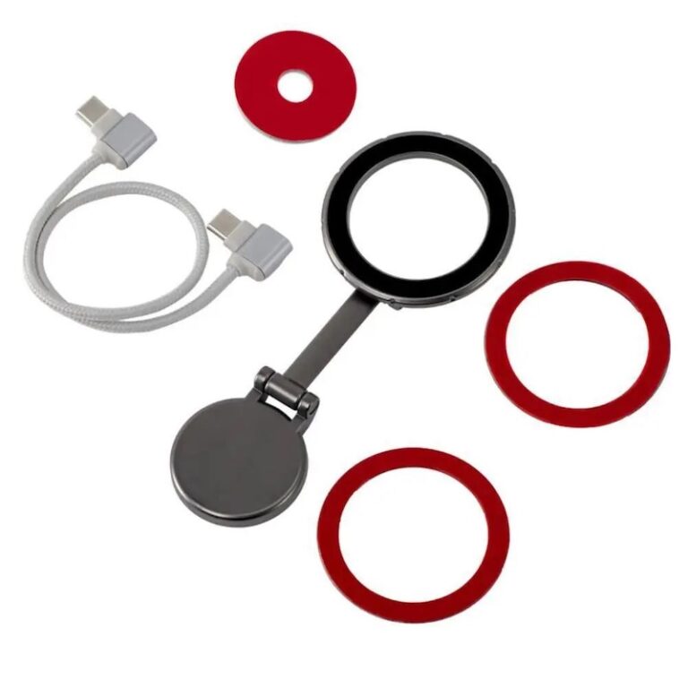 Treppiede Magnetico Da Tavolo Per Smartphone – Regolabile A 360° Per Viaggi, Palestra E Casa