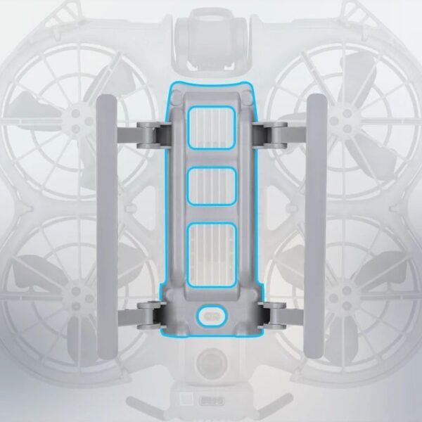 Foldable landing gear with 20 mm extension for DJI Neo 2 - Maison Du Drone