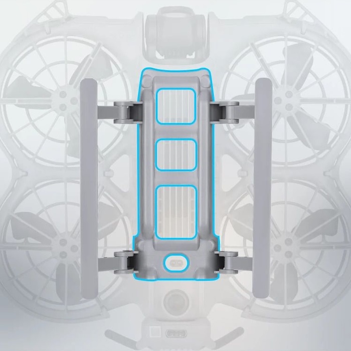 pattini pieghevoli del carrello di atterraggio rialzati da 20 mm dji neo 2 3