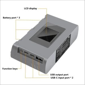 hub charge 3 batteries ecran lcd dji mini 2 se mini 4k 3