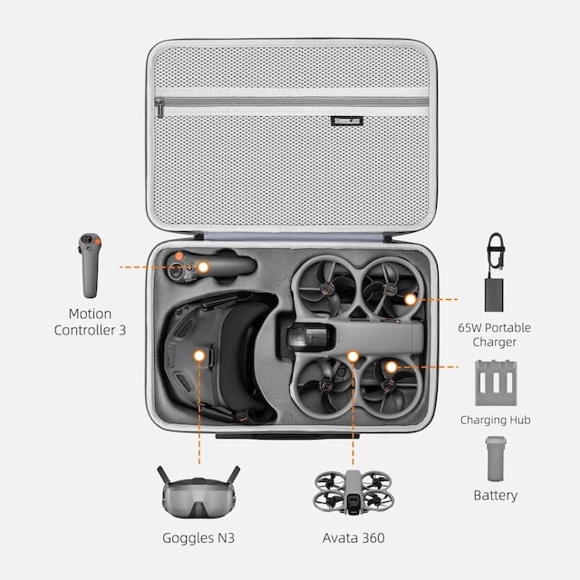 sac bandouliere startrc dji avata 360 motion fly more 3