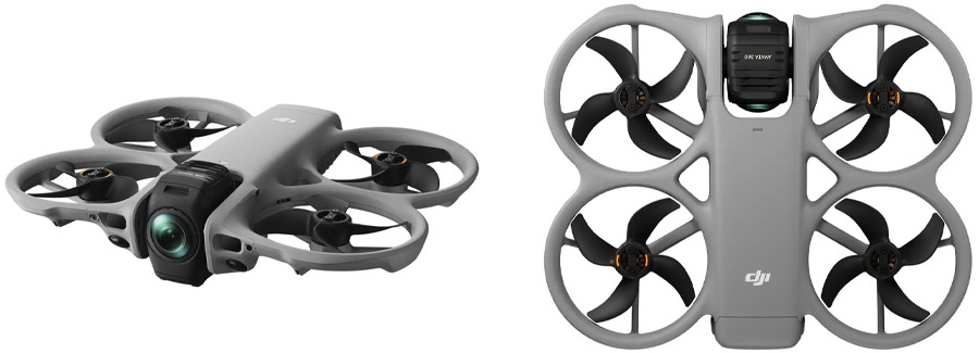 test di progettazione di dji avata 360