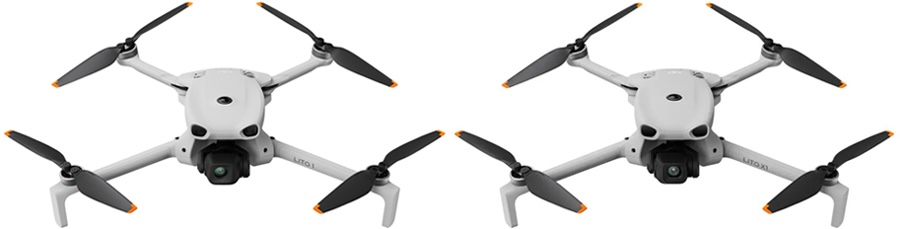 dji lito 1 vs lito x1 design