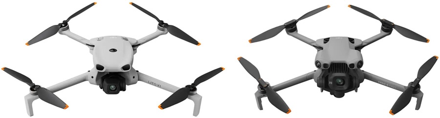 dji lito x1 vs mini 5 pro design