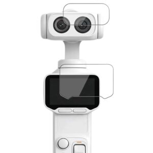 films protection ecran objectif verre trempe insta360 luna ultra 1