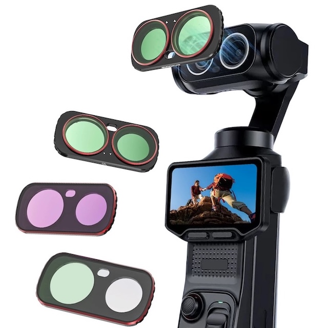 Filtres Objectif Caméra Magnétiques Sunnylife (UV / CPL / ND / Black Mist) pour Insta360 Luna Ultra