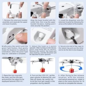 sistema di lancio aereo DJI Lito 1 Lito X1 4