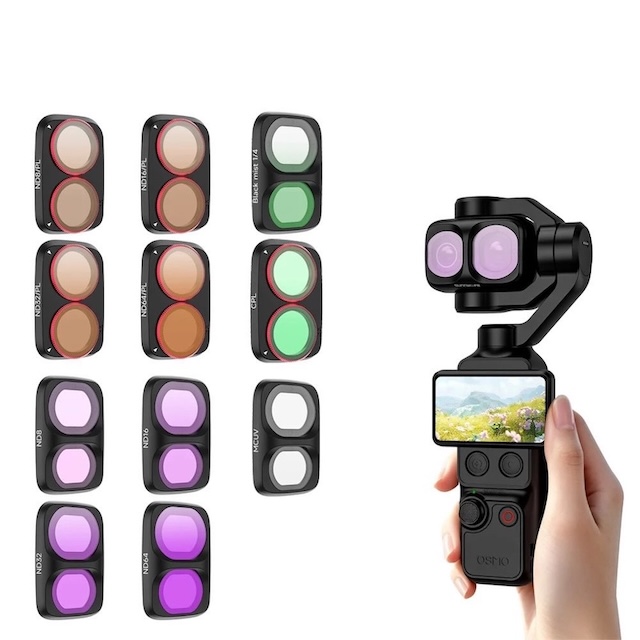 Filtros para la lente Sunnylife Osmo Pocket 4p 1