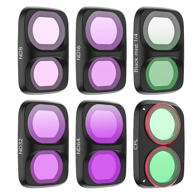 filtros para la lente Sunnylife Osmo Pocket 4p 10