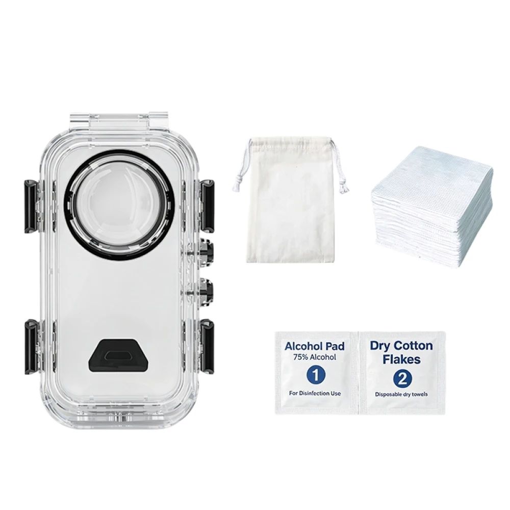 60m waterproof case with magnetic mount for Insta360 X6 5