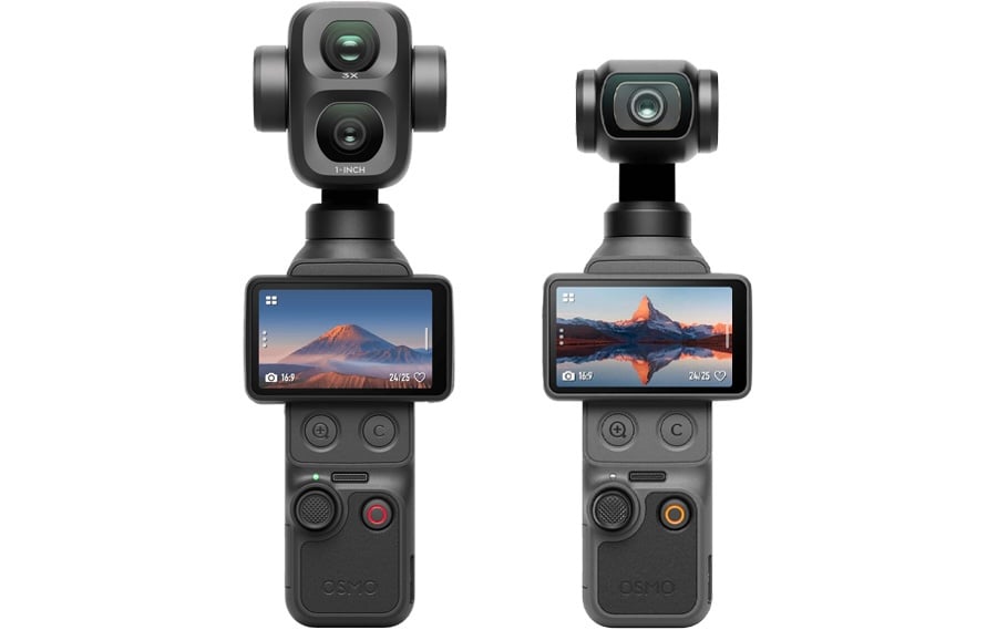 DJI Osmo Pocket 4P vs Pocket 4: diseño