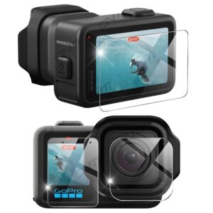 kit films protection ecrans objectif gopro mission 1 1 pro 1